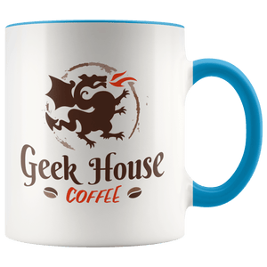 Geek House Coffee 11oz Accent Mug - Geek House Coffee